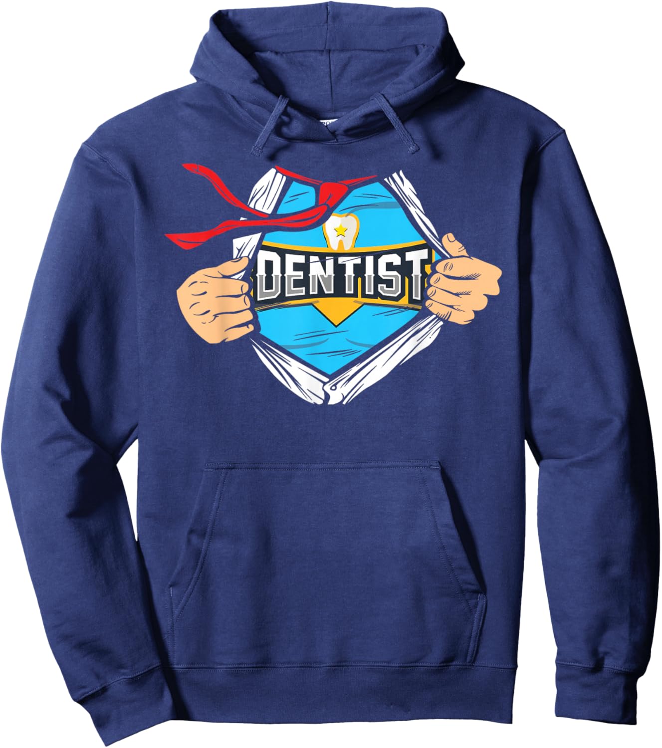 Dentist Superhero Hoodie - Hoodie | Navy