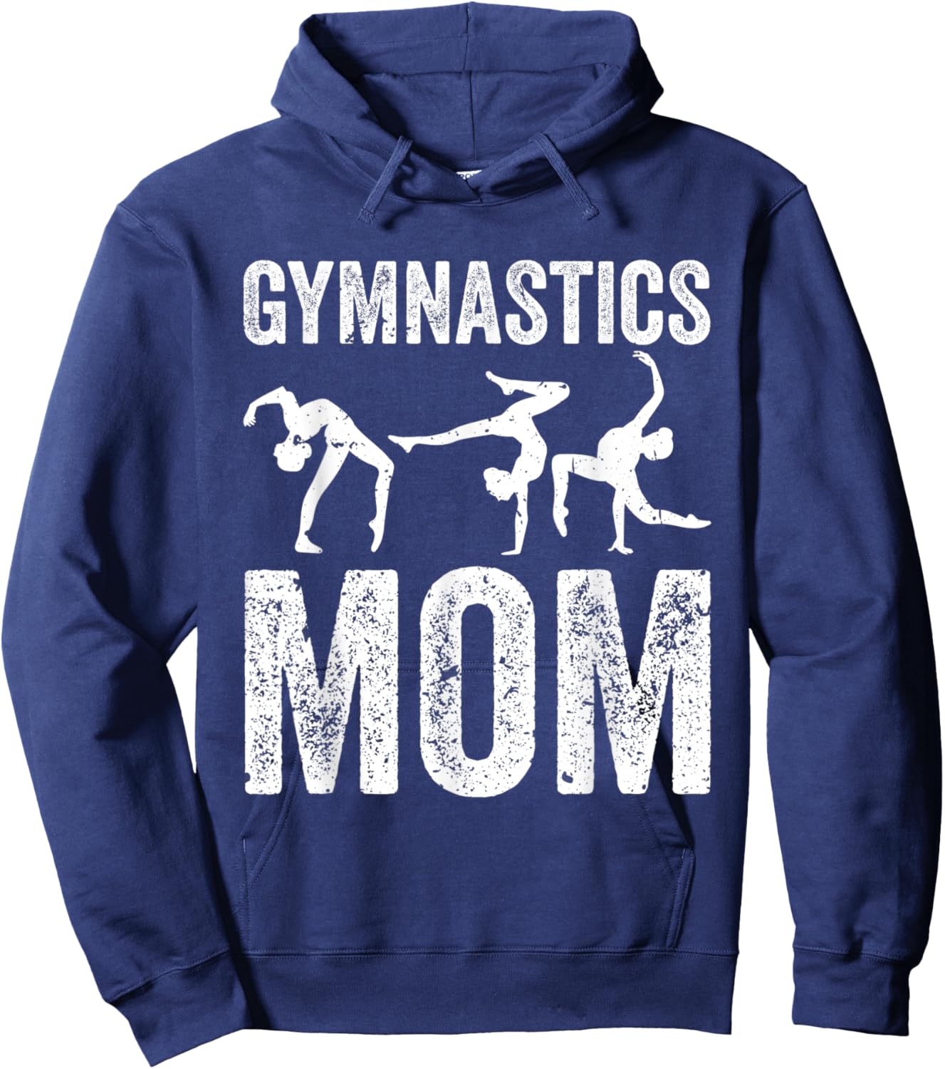 Cool Gymnastics Mom Quote Mother Women Gymnast Daughter Hoodie - Hoodie | Navy