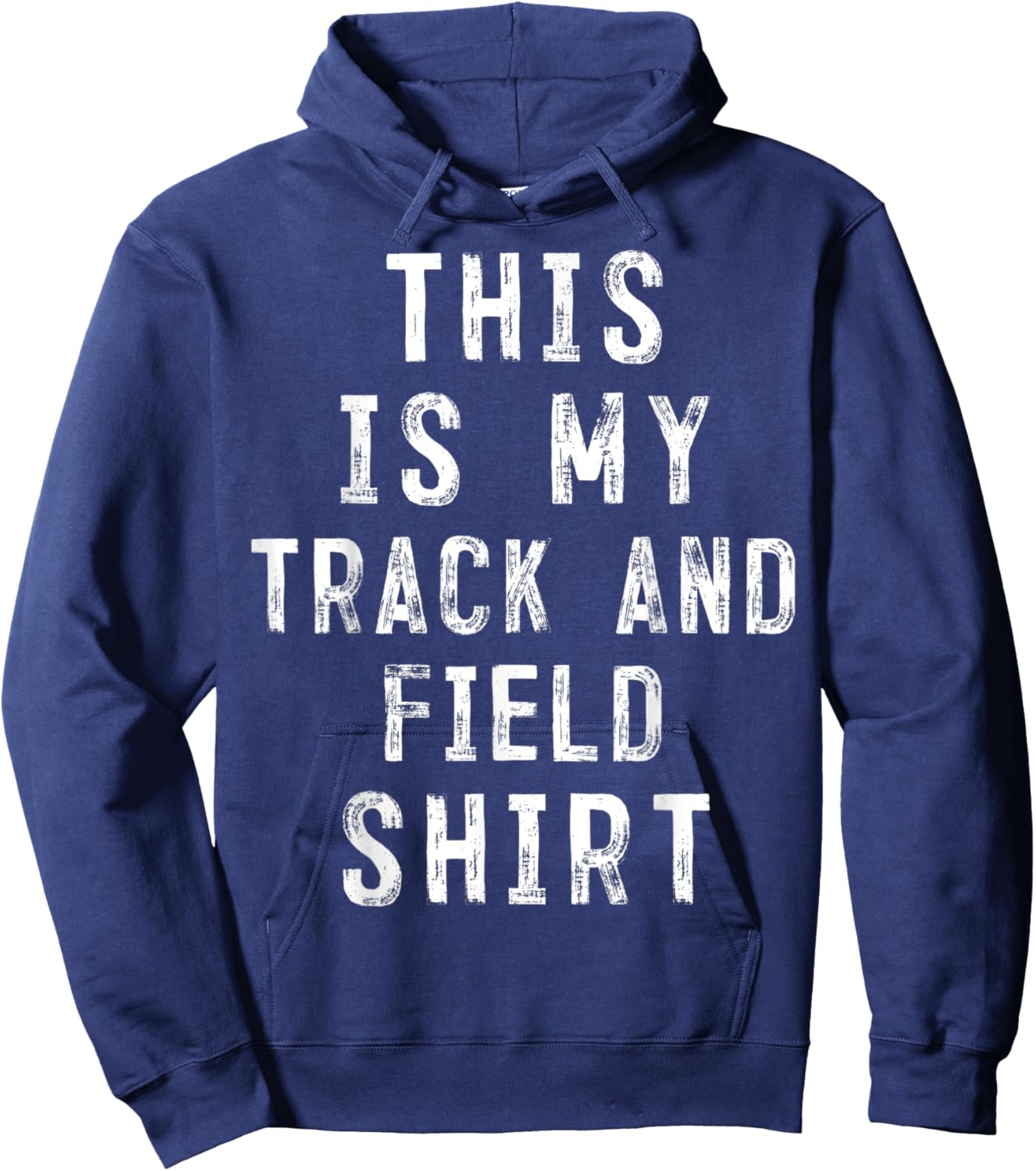 This Is My track and field Shirt Athlete Hoodie - Hoodie | Navy