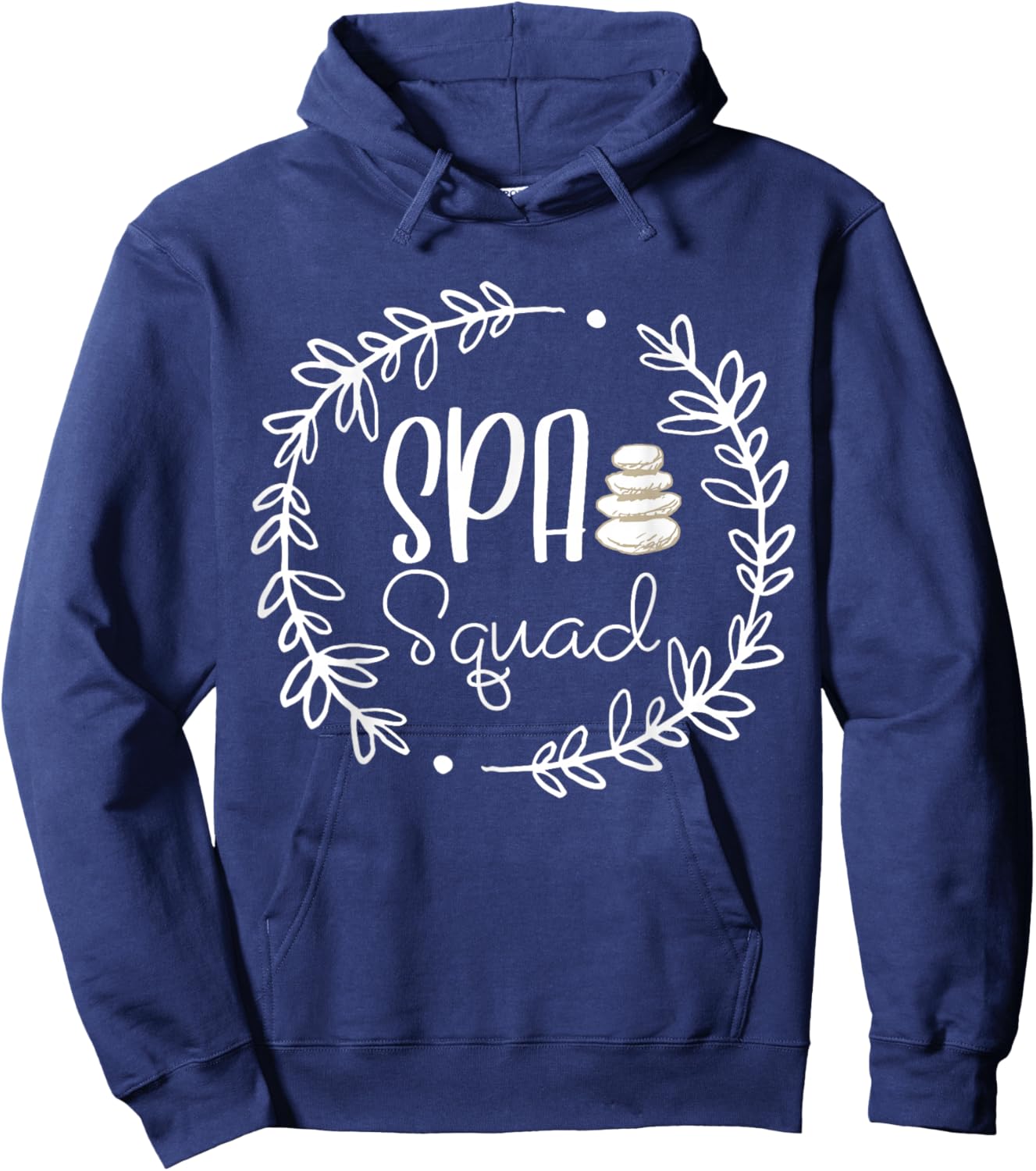 Spa Squad Funny Birthday Girl Party Hoodie - Hoodie | Navy