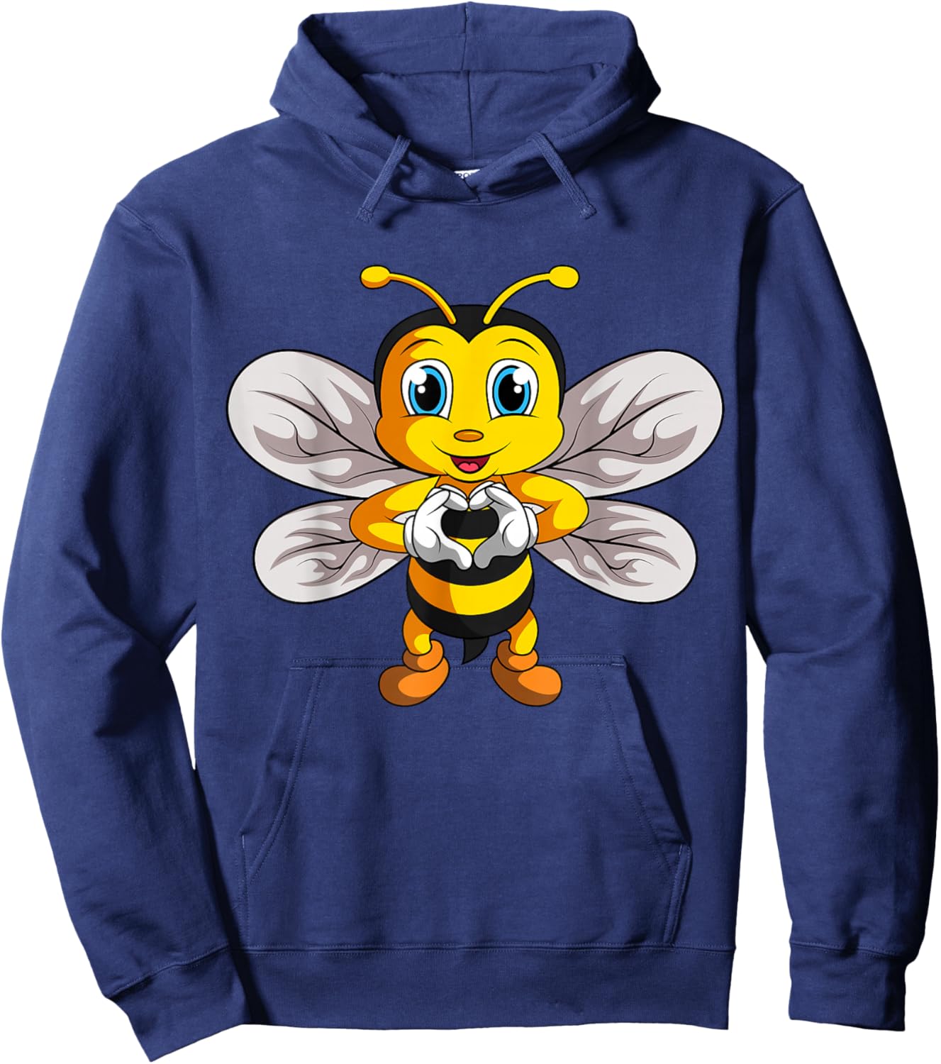 Bees, Children, Ladies, Girls, bee Hoodie - Hoodie | Navy