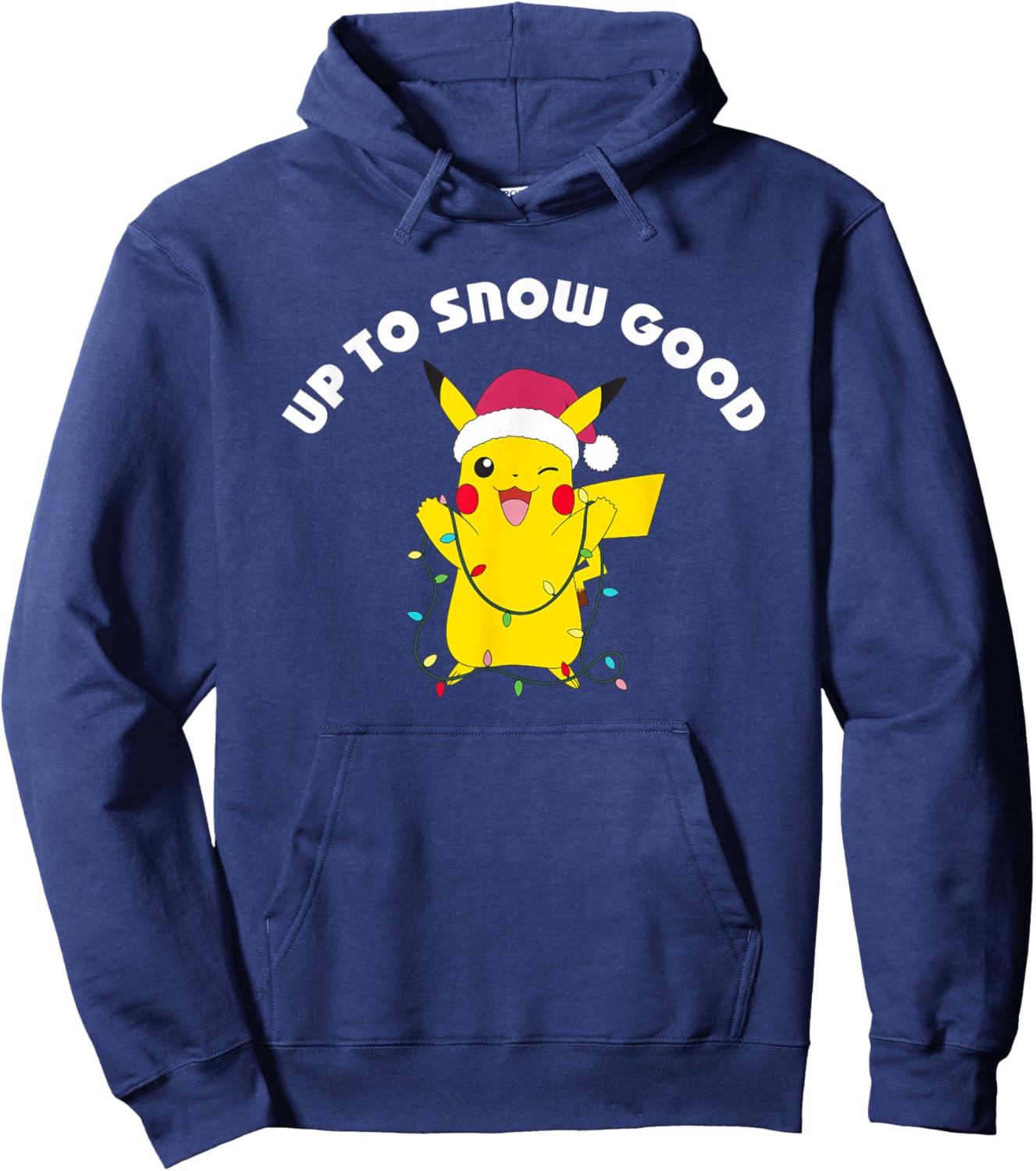 Pokémon - Christmas Pikachu Up to Snow Good Hoodie - Hoodie | Navy