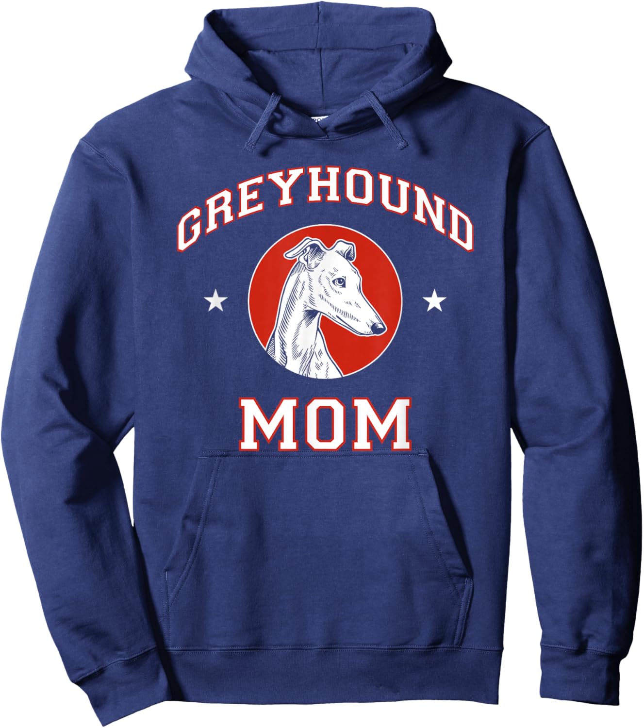 Greyhound Mom Dog Mother Hoodie - Hoodie | Navy