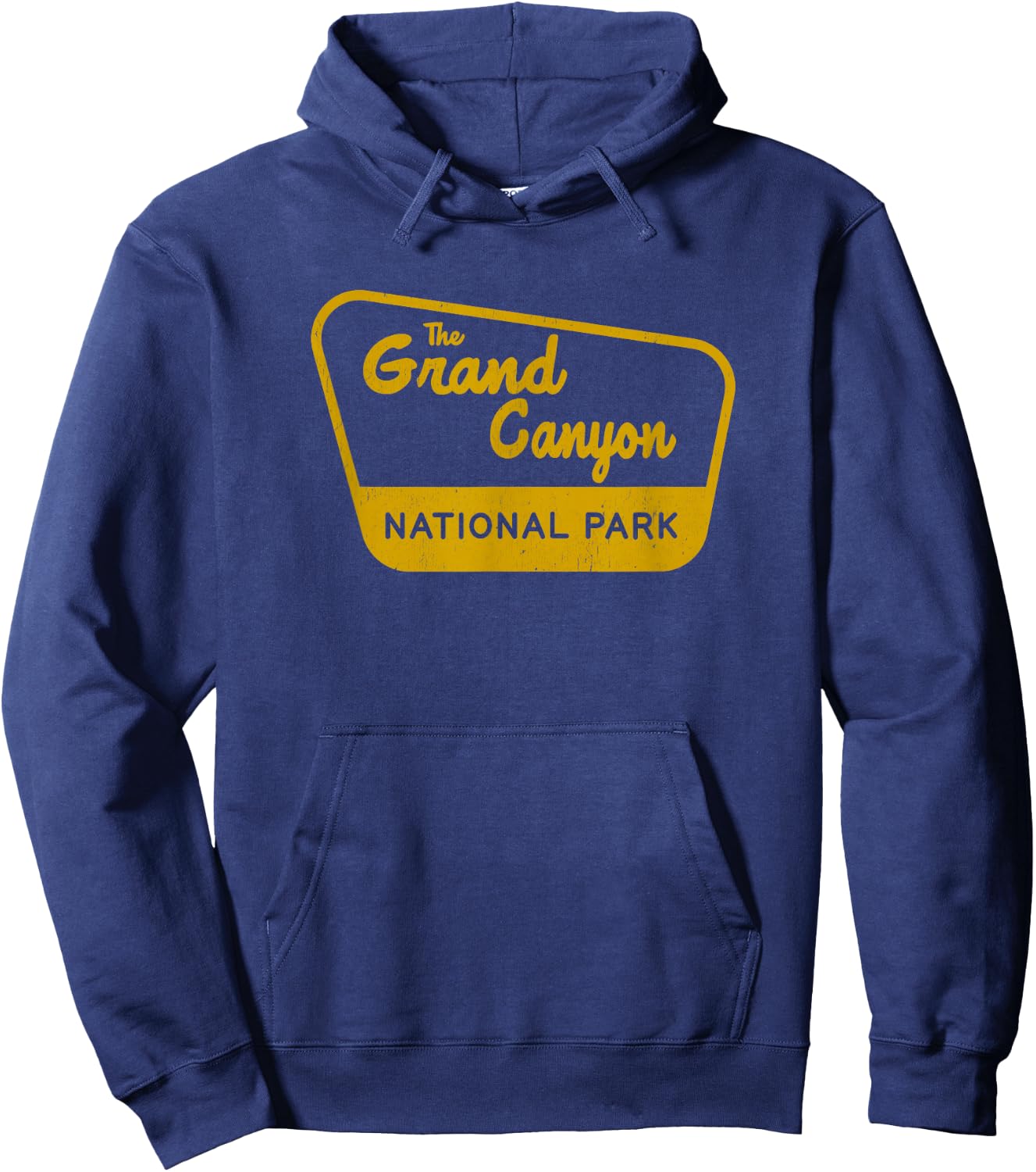 Grand Canyon National Park Vintage Inspired Sign Graphic Hoodie - Hoodie | Navy