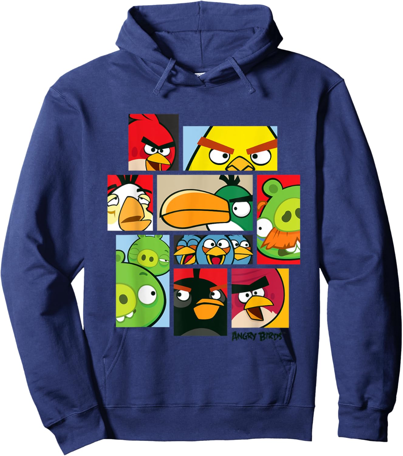 Angry Birds Collage Official Merchandise Hoodie - Hoodie | Navy