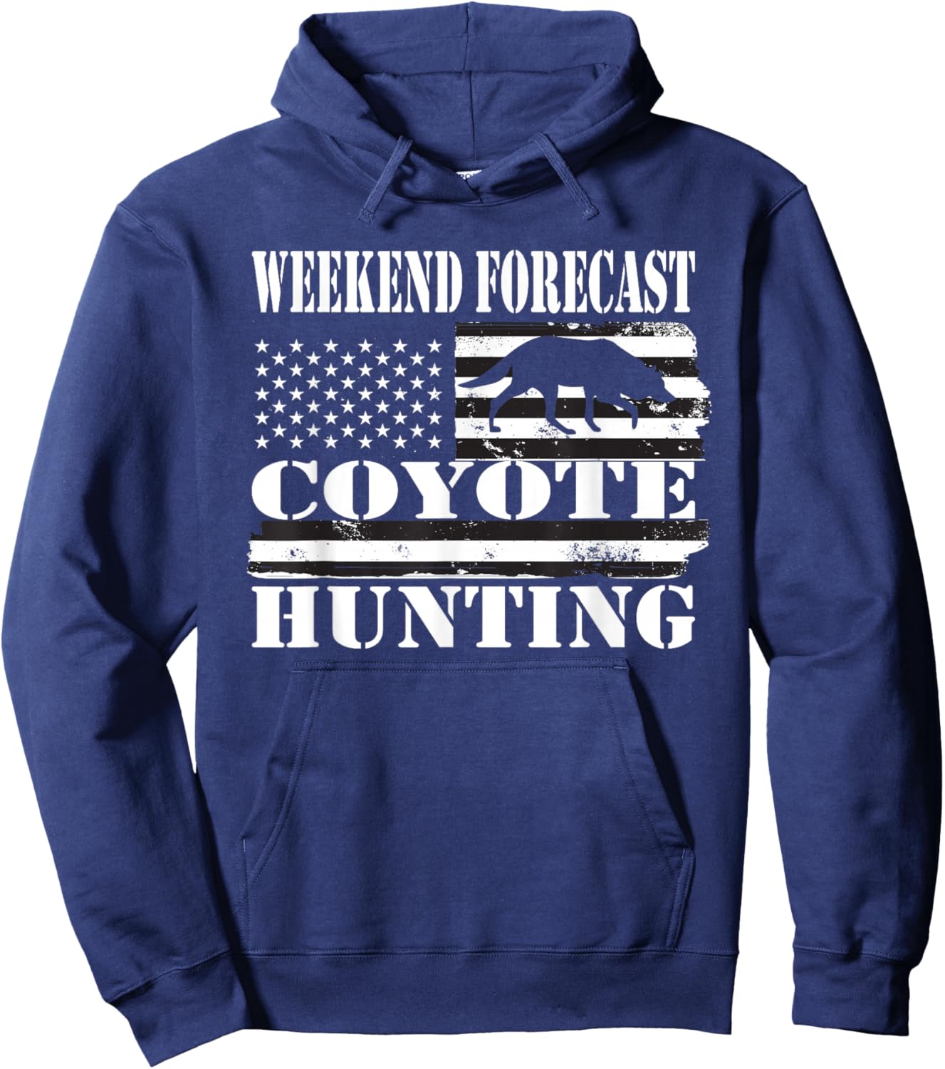 Coyote Hunting Hoodie - Hoodie | Navy