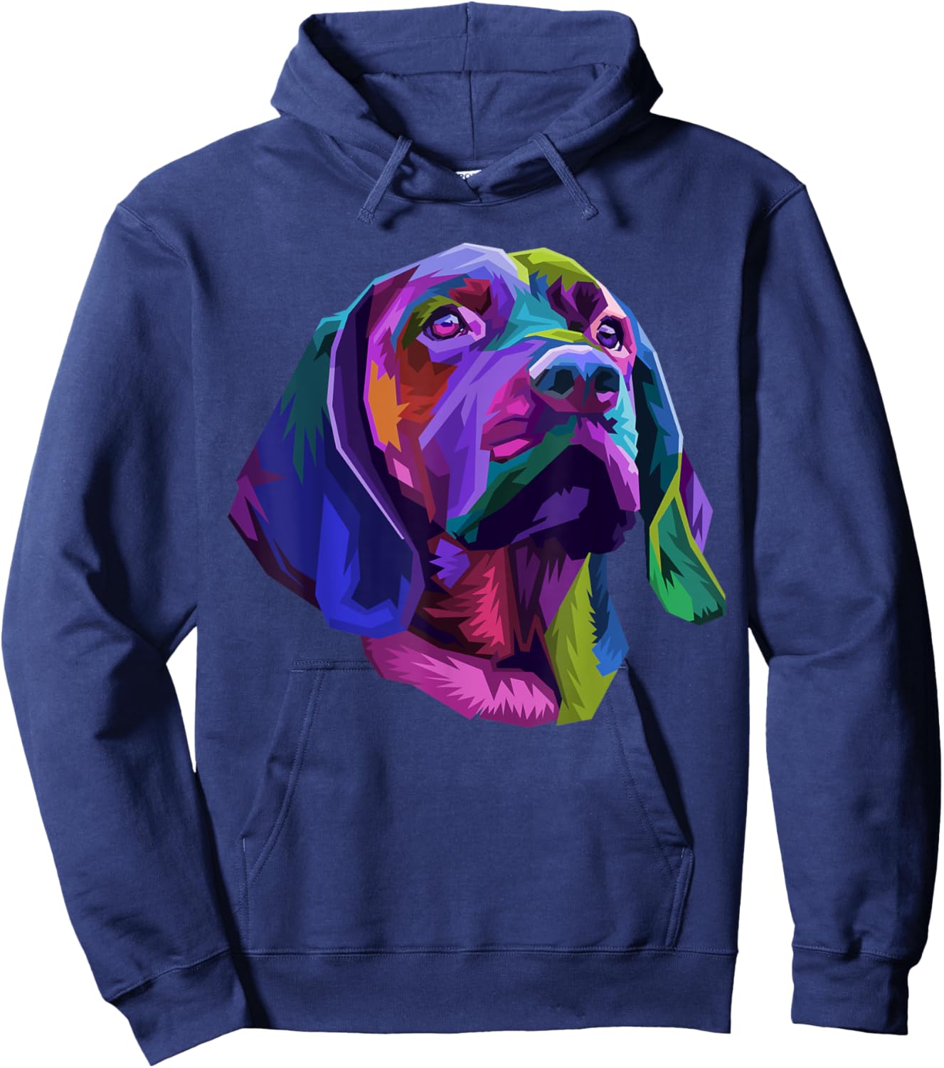 Shorthaired Hungarian Pointing Dog Magyar Vizsla Shorthair Hoodie - Hoodie | Navy