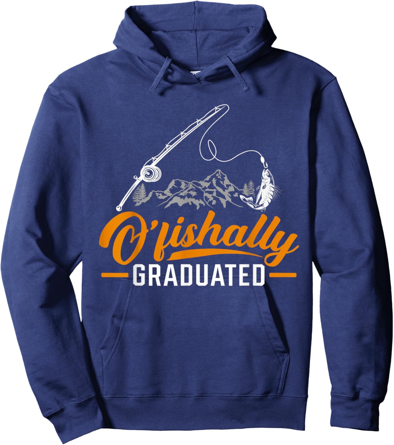 Fishing Class Of 2022 Graduation Hoodie - Hoodie | Navy