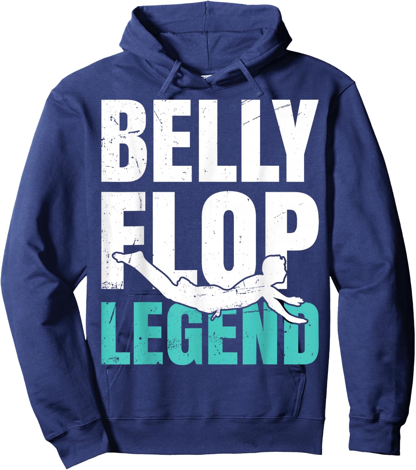 Bellyflop Belly Flop Hoodie - Hoodie | Navy