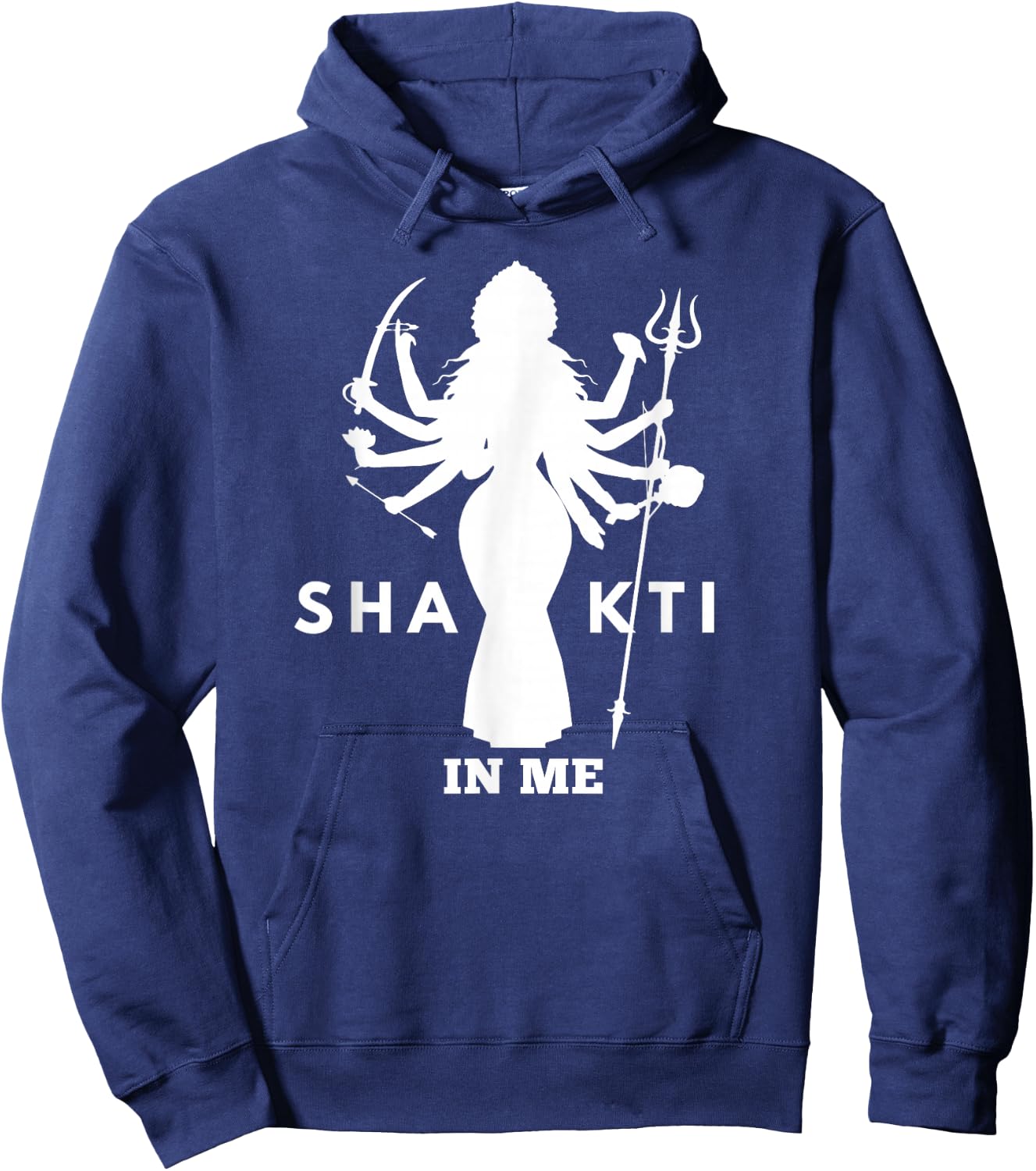 Jai Maa Kaali Design, Maa Durga Art, Hindu Goddess Kali Hoodie - Hoodie | Navy