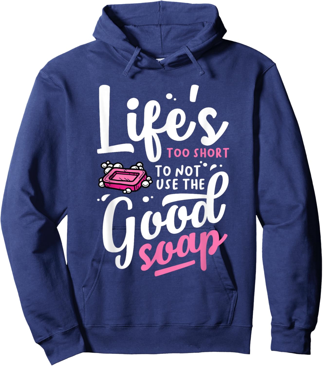 Funny Soap Maker Handmade Soap Making Soapmaking Hoodie - Hoodie | Navy