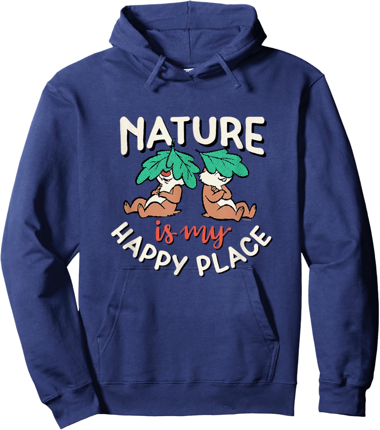 Chip 'N Dale Rescue Rangers - Nature Happy Place Hoodie - Hoodie | Navy