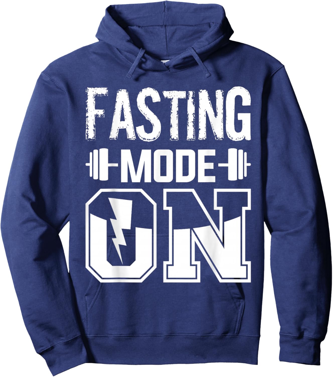 Fasting Mode On Weight Loss Workout Diet Hoodie - Hoodie | Navy