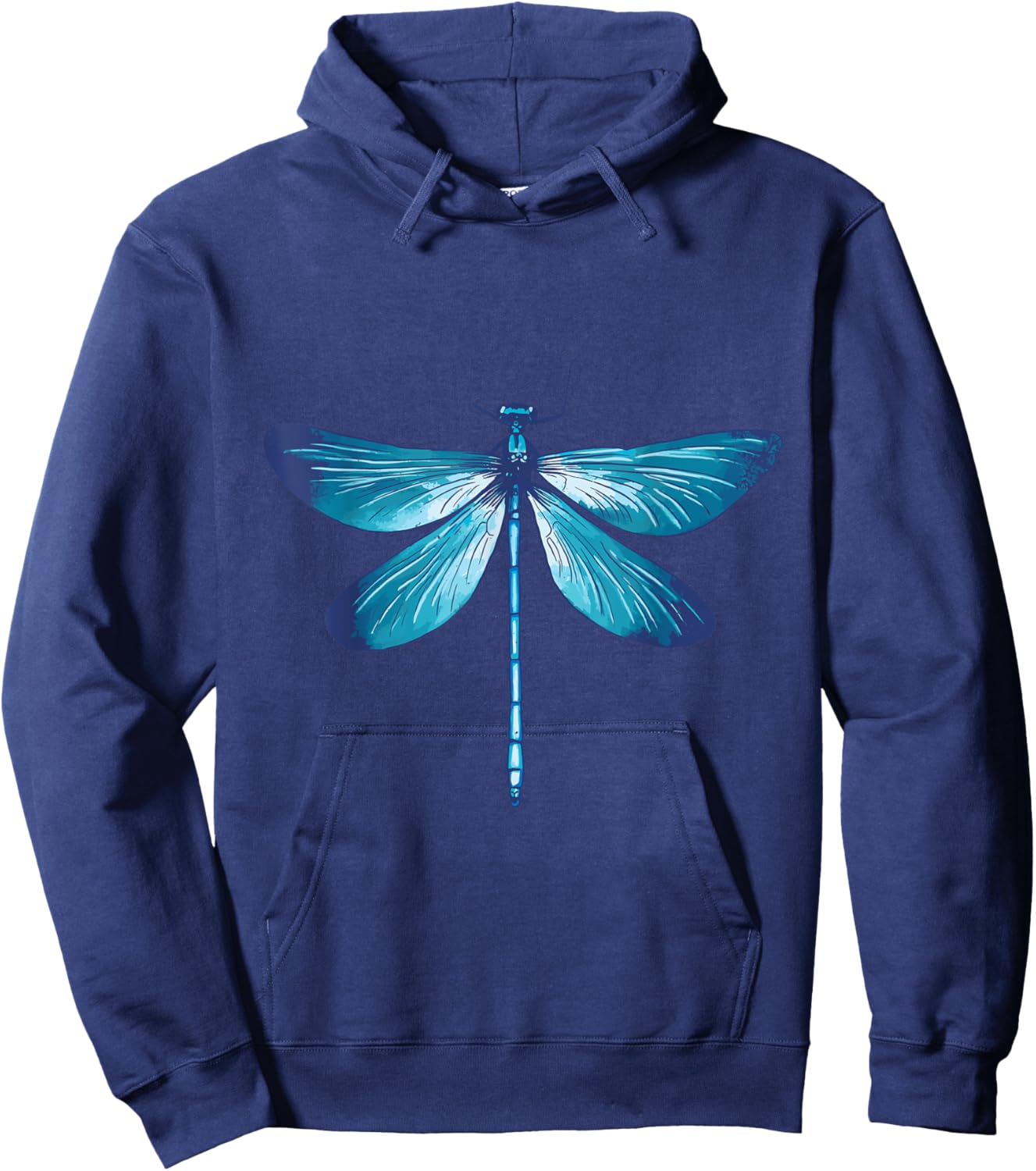 Dragonfly in blue Animal Lover Insects Wildlife Animals Hoodie - Hoodie | Navy