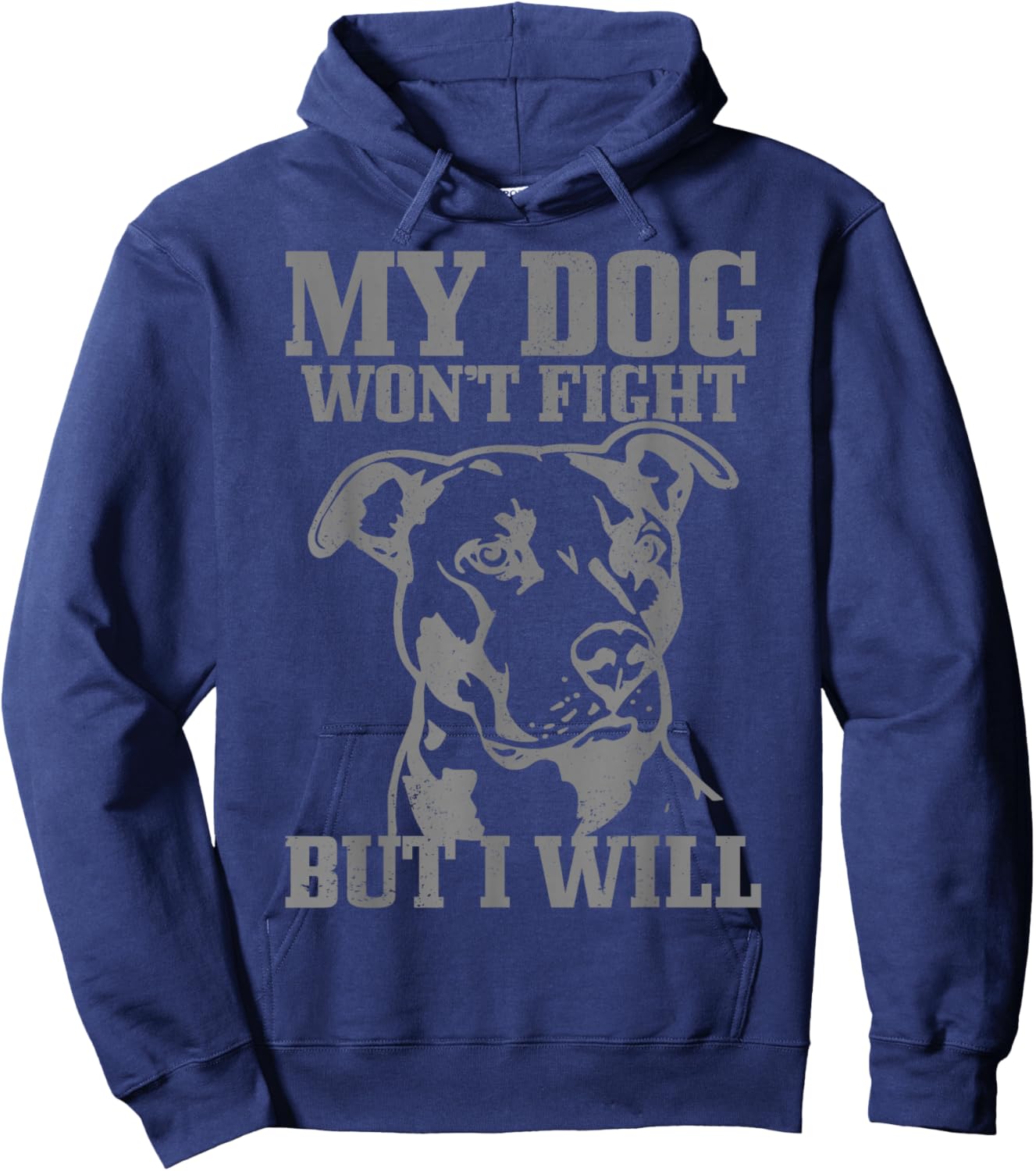 Pitbull Funny Dog Pitbull Mom Pitbull Dad Hoodie - Hoodie | Navy