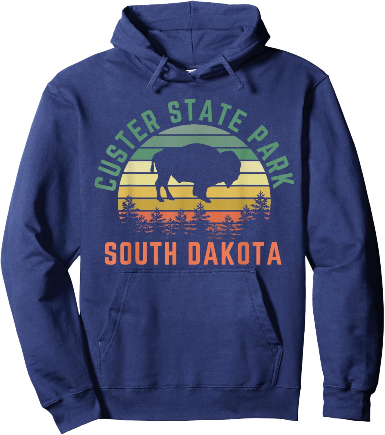 Custer State Park Hoodie - Hoodie | Navy