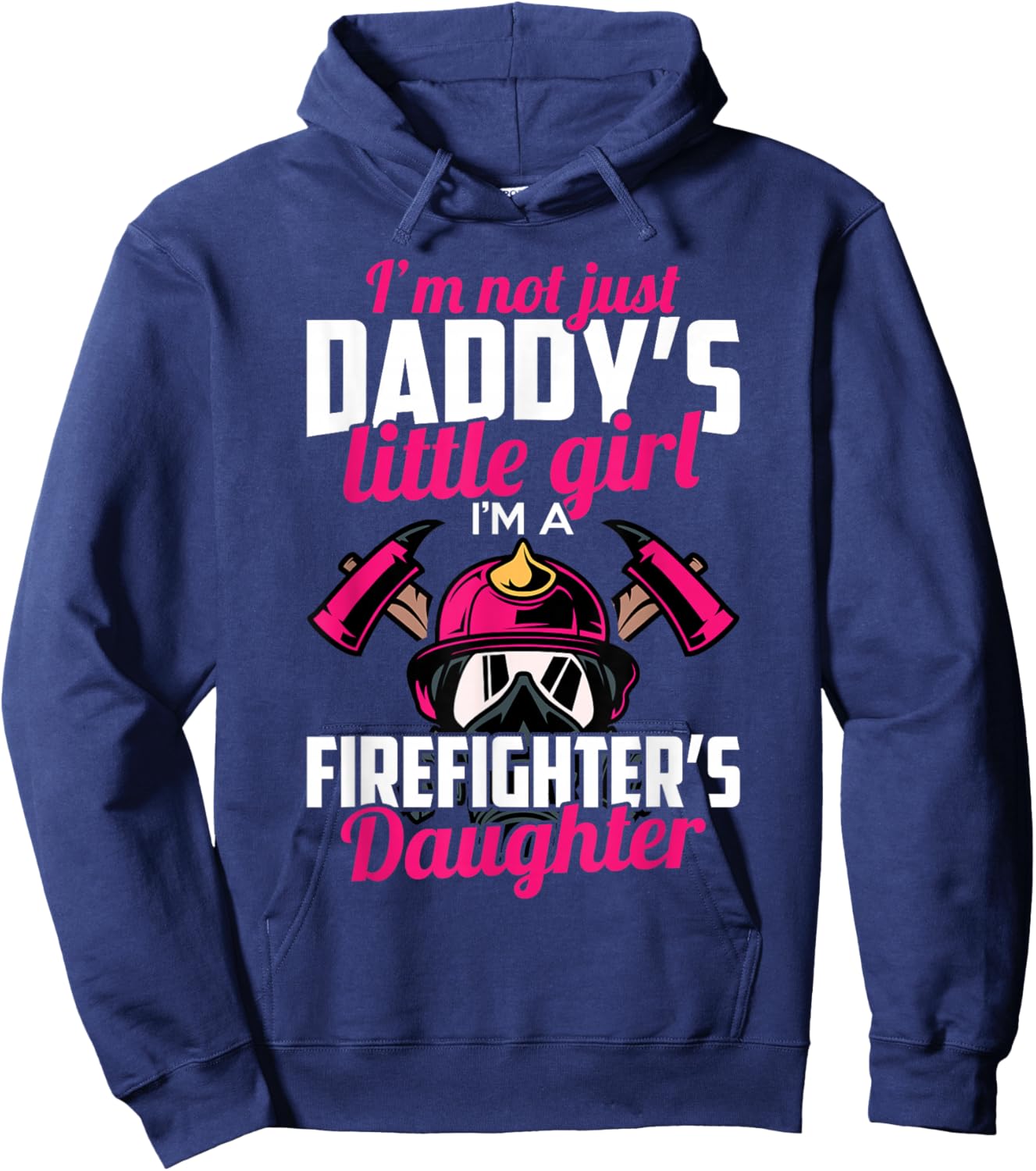 Firefighter Daughter Design for Kids Firefighter Toddler Hoodie - Hoodie | Navy