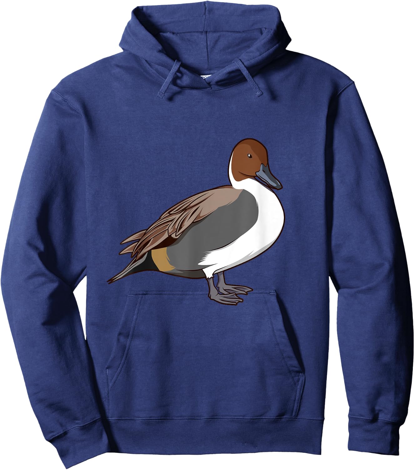 Drawing of Northern Pintail Hoodie - Hoodie | Navy