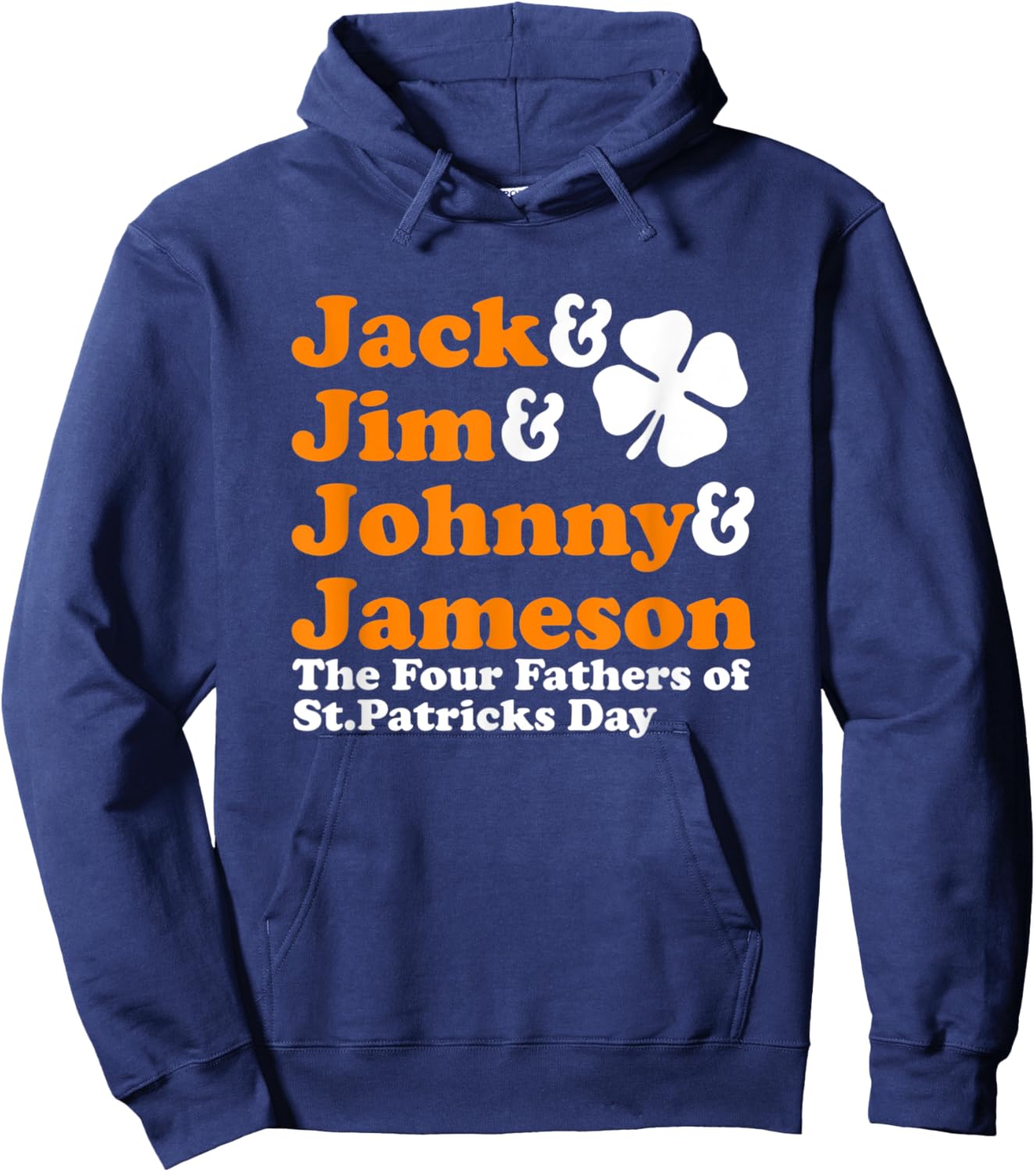 Funny St. Patricks Day Drinking Hoodie - Hoodie | Navy
