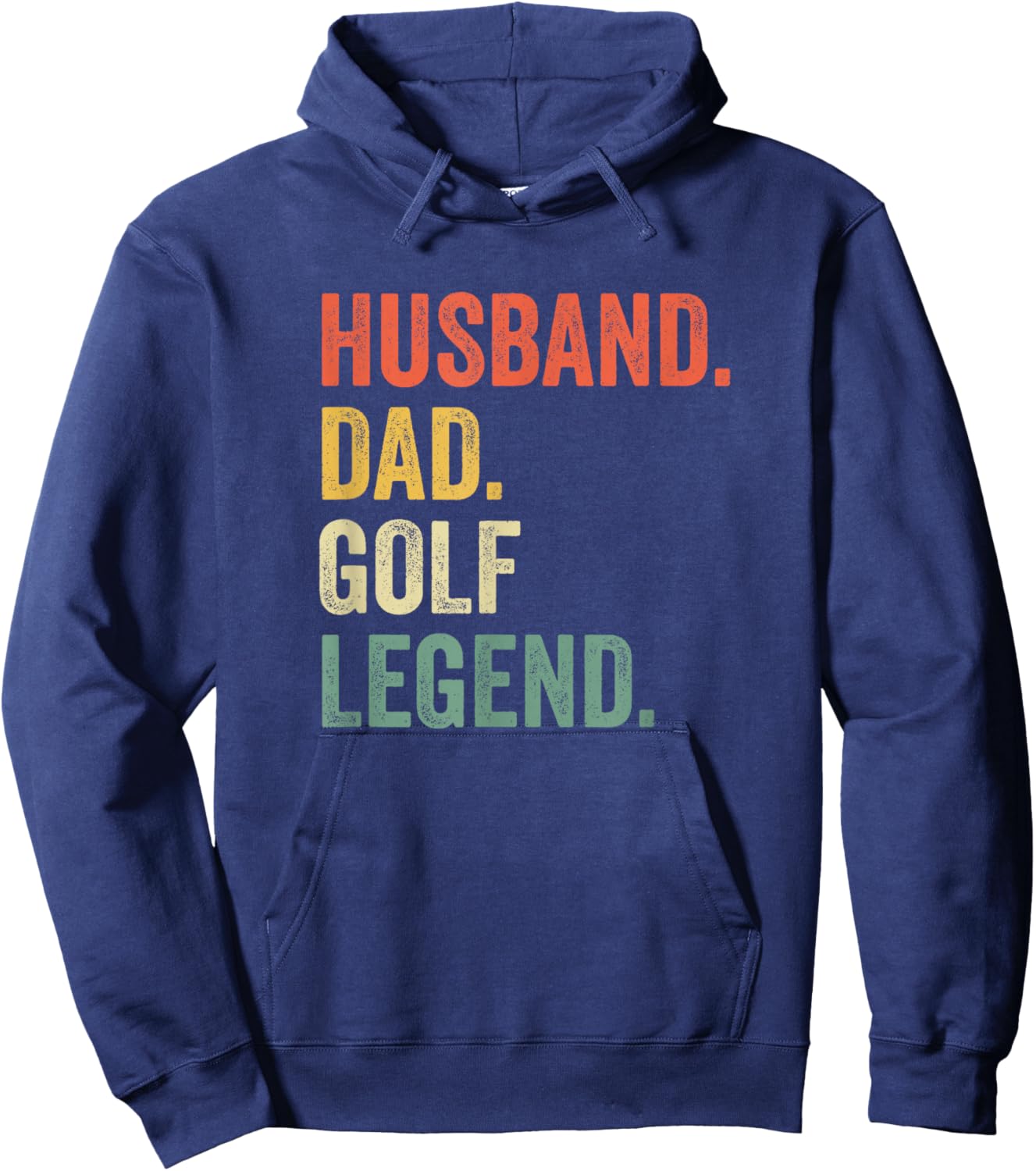 Funny Golfer Husband Dad Golf Legend Golfing Father Hoodie - Hoodie | Navy