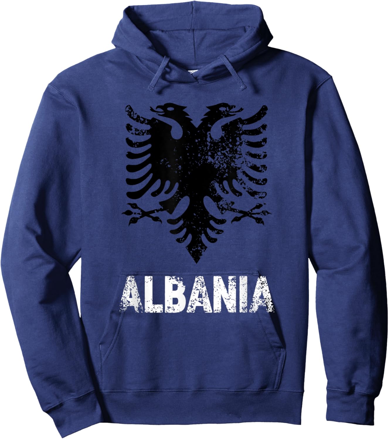 Albania Shirt Men Women Independence Day Albanian Eagle Hoodie - Hoodie | Navy
