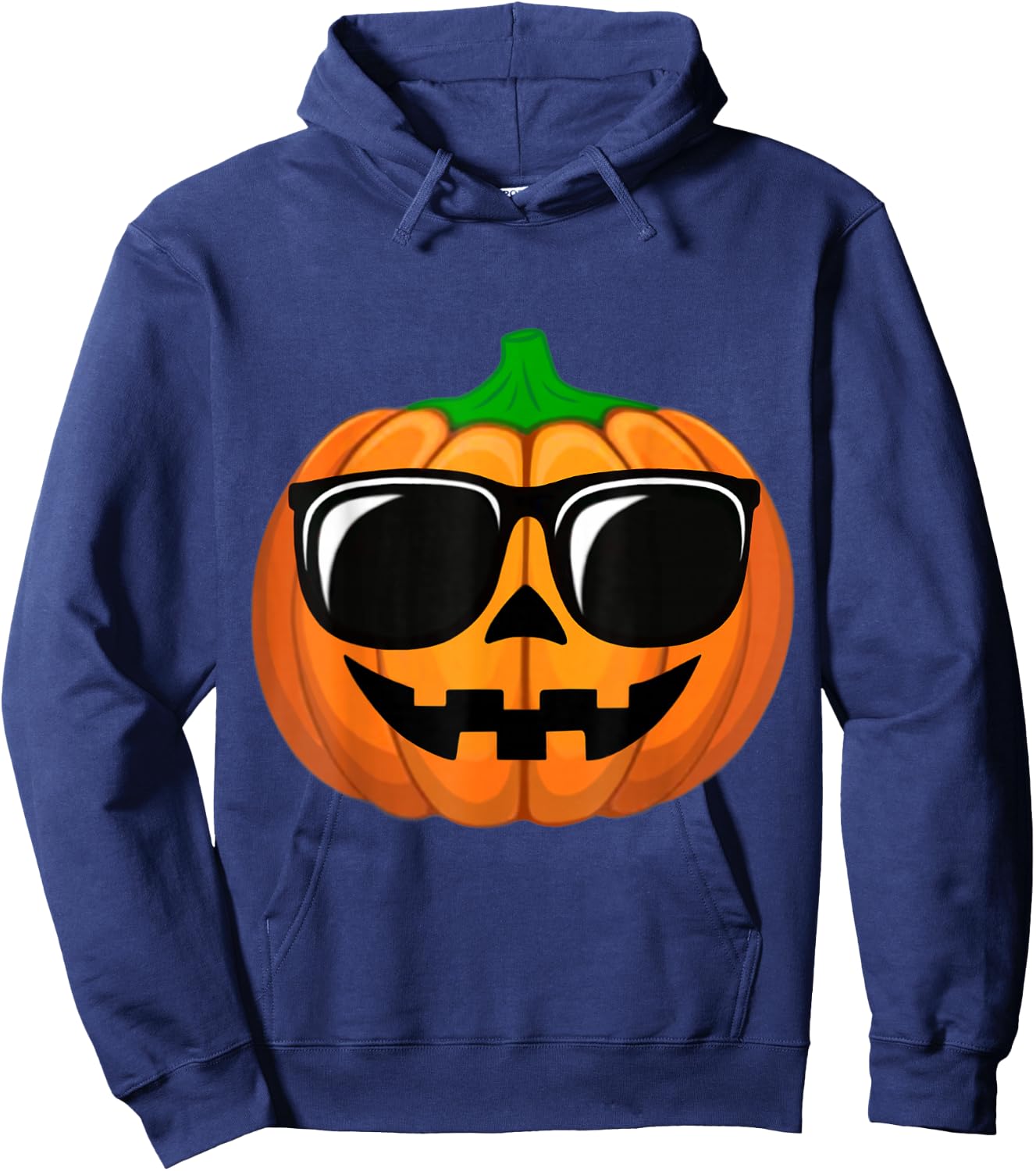 Funny Halloween Costume Pumpkin Men Women Boys Girls kids Hoodie - Hoodie | Navy