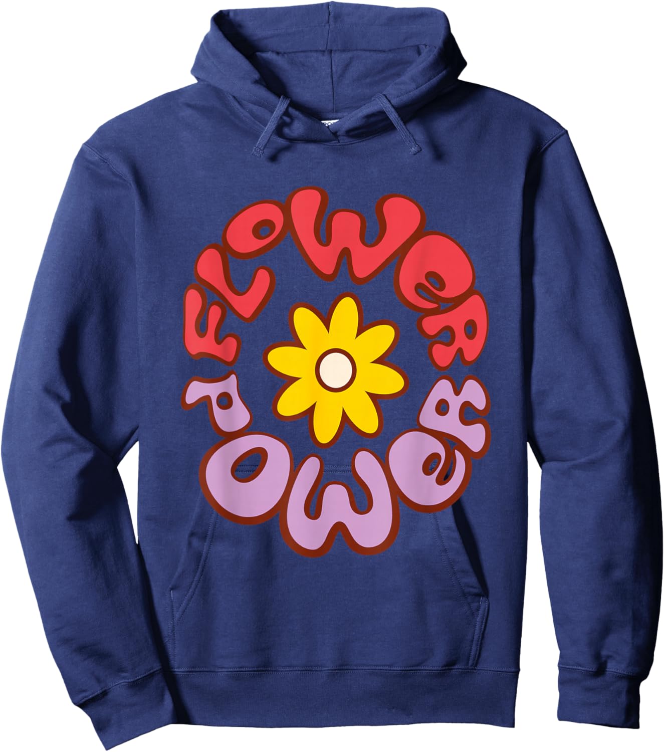 Flower Power Hoodie - Hoodie | Navy