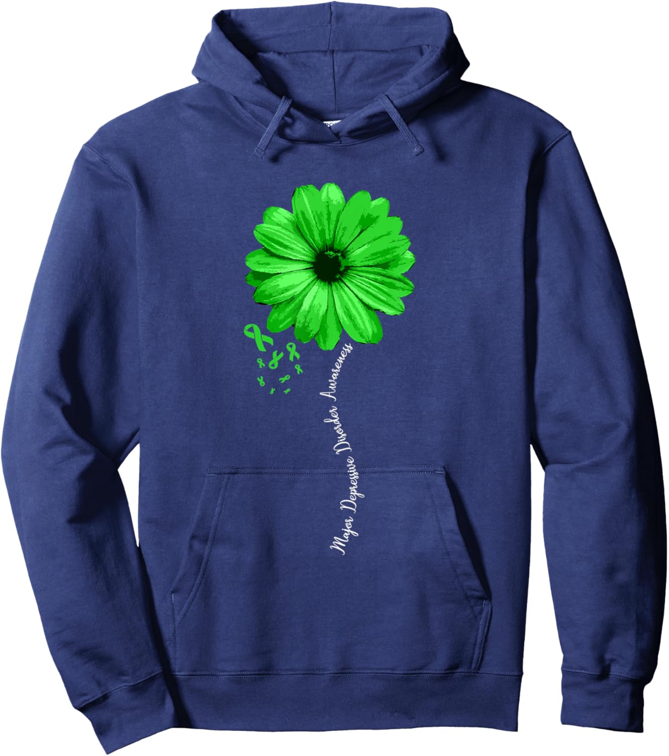 Major Depressive Disorder Awareness Warrior Pretty Hoodie - Hoodie | Navy