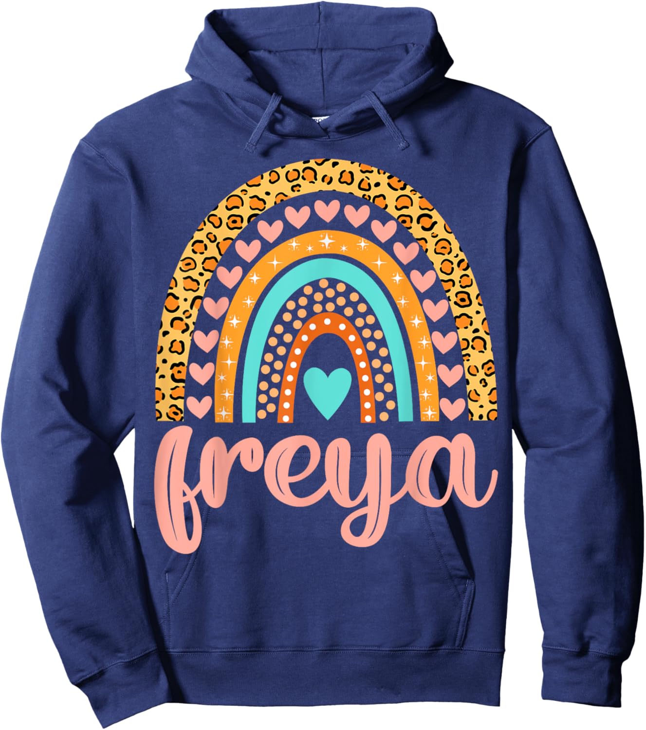 Freya Freya Name Birthday Shirt Gift Hoodie - Hoodie | Navy