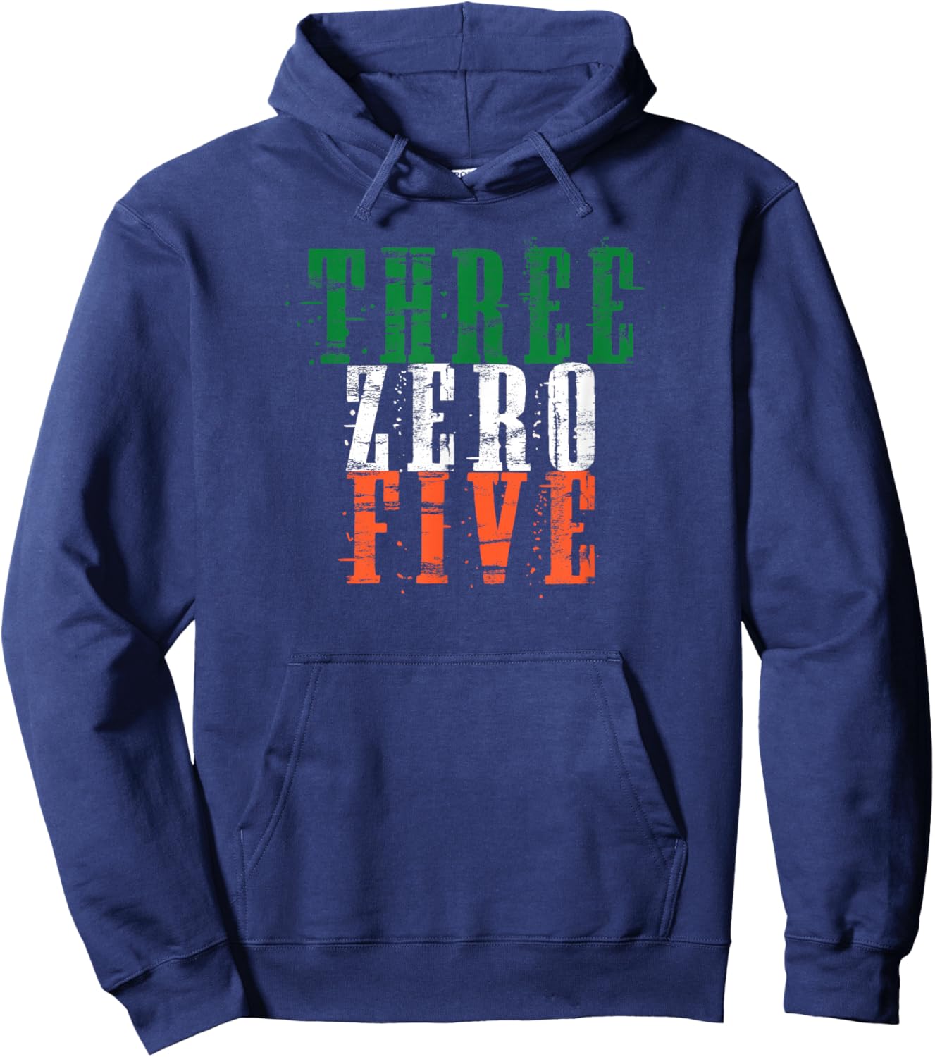 Three Zero Five 305 Miami Dade County Hoodie - Hoodie | Navy