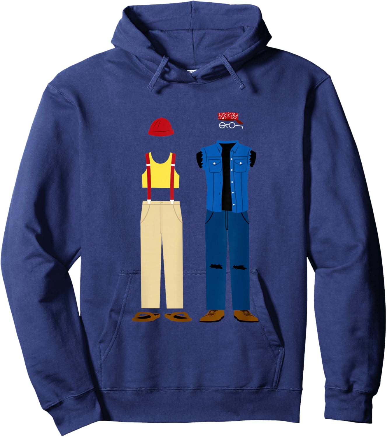 Cheech and Chong's Up in Smoke Man and Pedro Outfits Hoodie - Hoodie | Navy