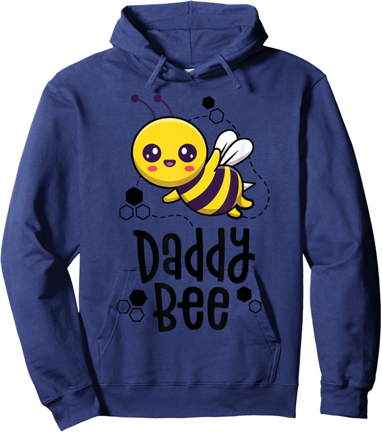 Family Bee Shirts Dad Daddy First Bee Day Outfit Birthday Hoodie - Hoodie | Navy