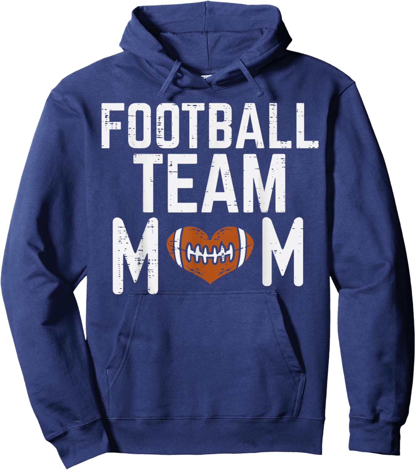 American Football Team Mom Family Matching Mommy Mama Women Hoodie - Hoodie | Navy