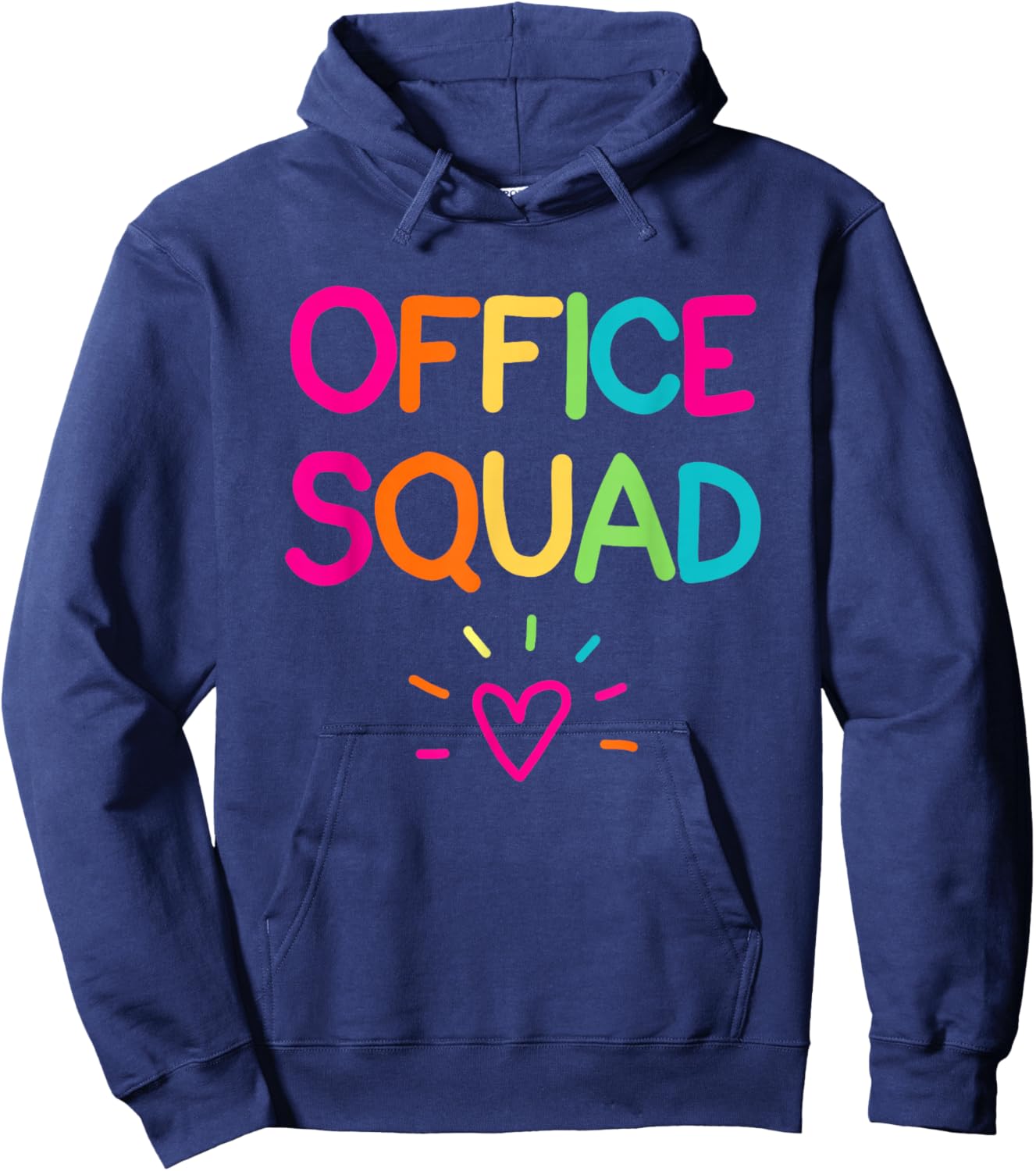 Office Squad Administrative Assistant School Secretary Hoodie - Hoodie | Navy