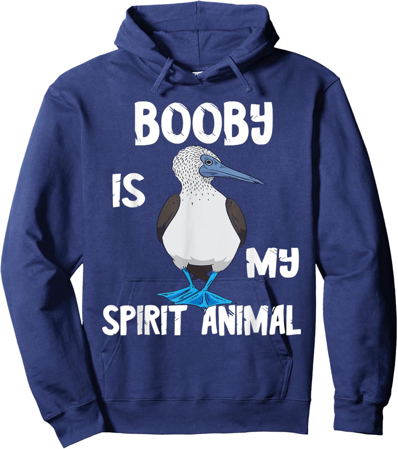 Boobies Bird Blue-Footed Boobies Tropical Sea Bird Lover Hoodie - Hoodie | Navy