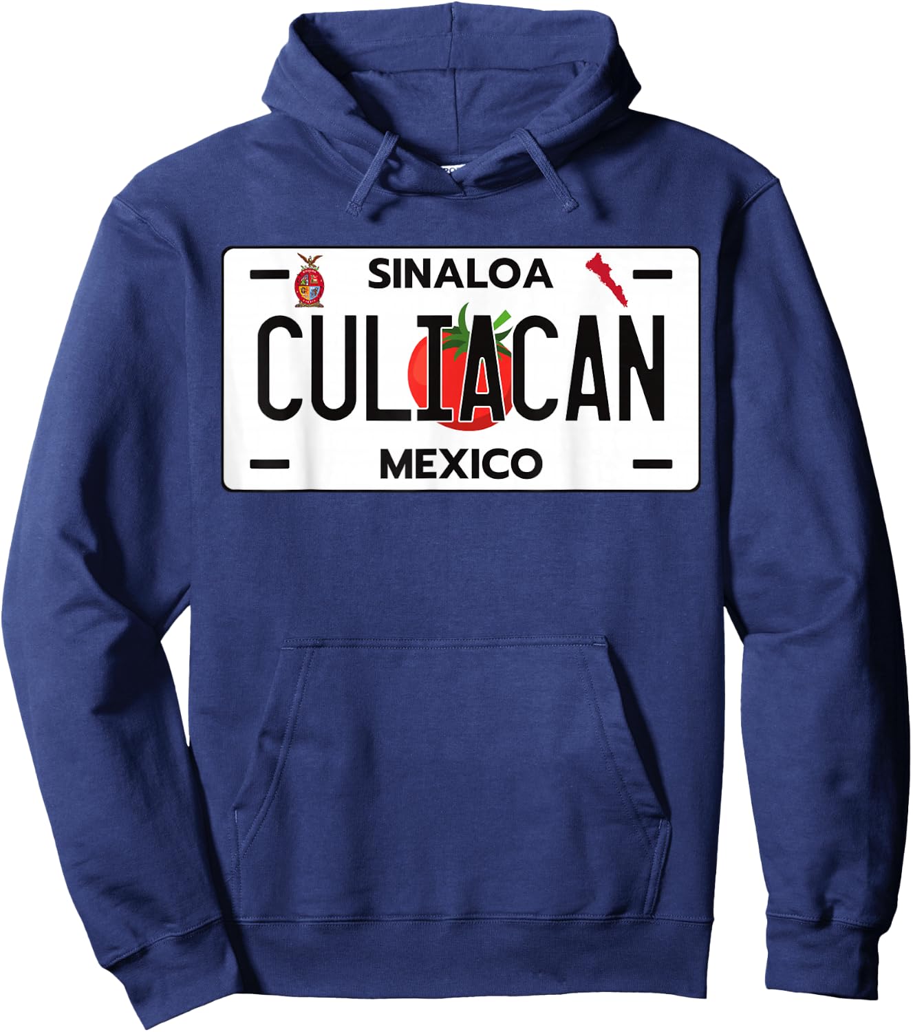 Culiacan Sinaloa License Plate, Culiacan Sinaloa, Culiacan Hoodie - Hoodie | Navy