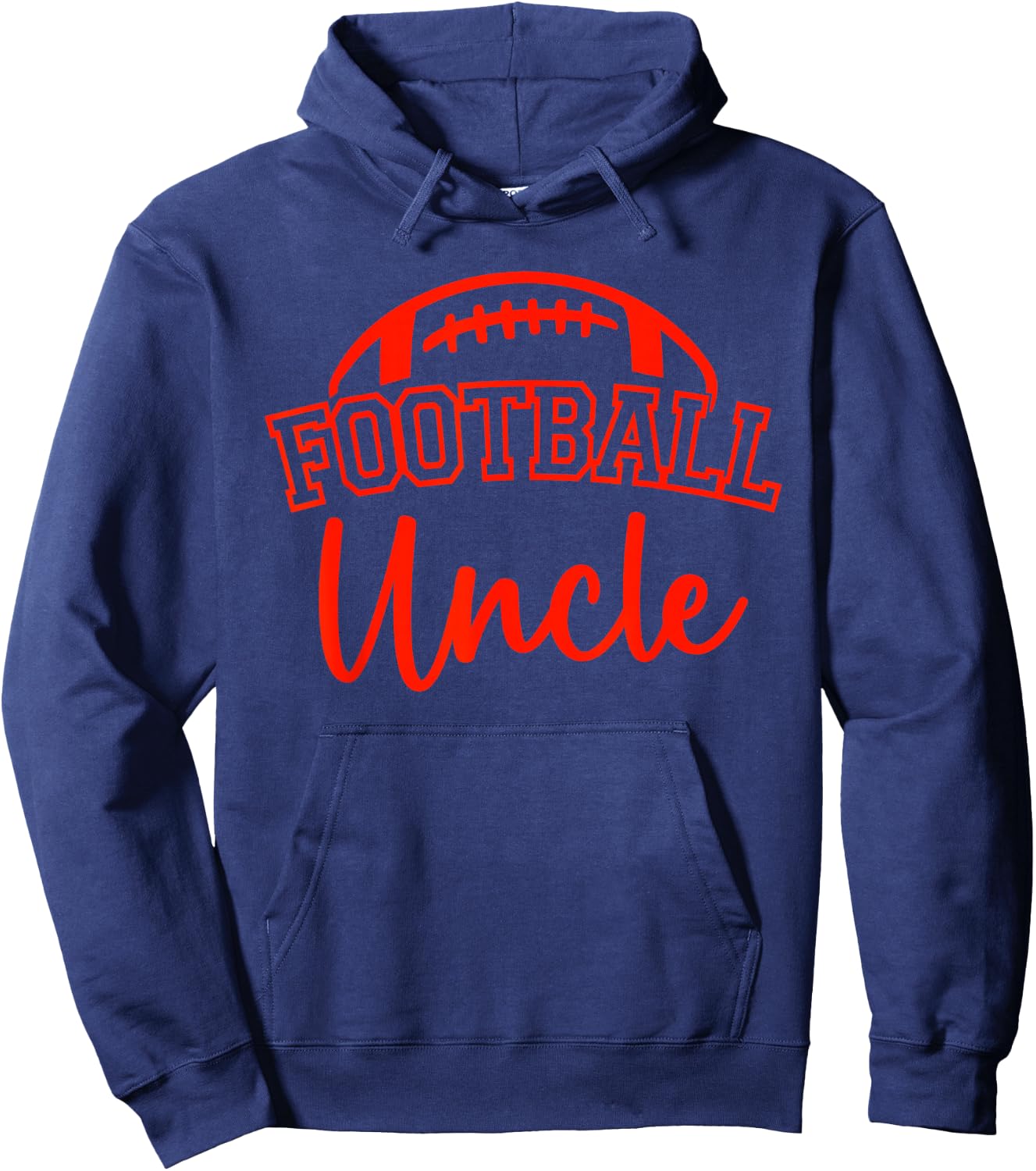 Football Uncle Matching Family Football Hoodie - Hoodie | Navy