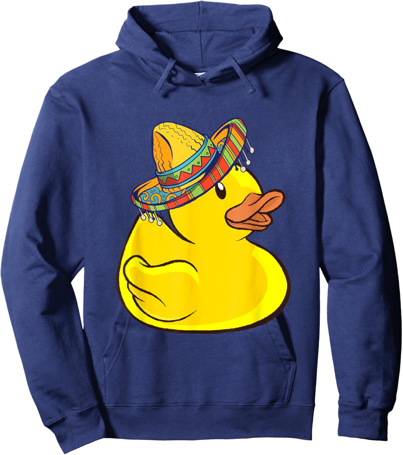 Rubber Duck Sombrero Mexico Cute Duckie Rubber Duck Lover Hoodie - Hoodie | Navy