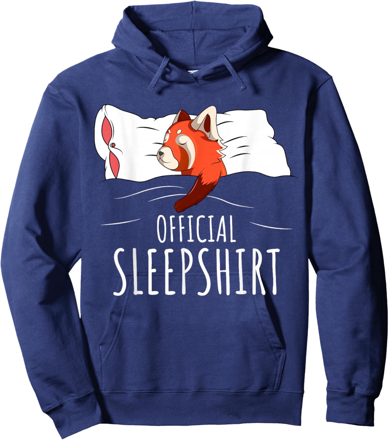 Red Panda Official Sleepshirt Hoodie - Hoodie | Navy