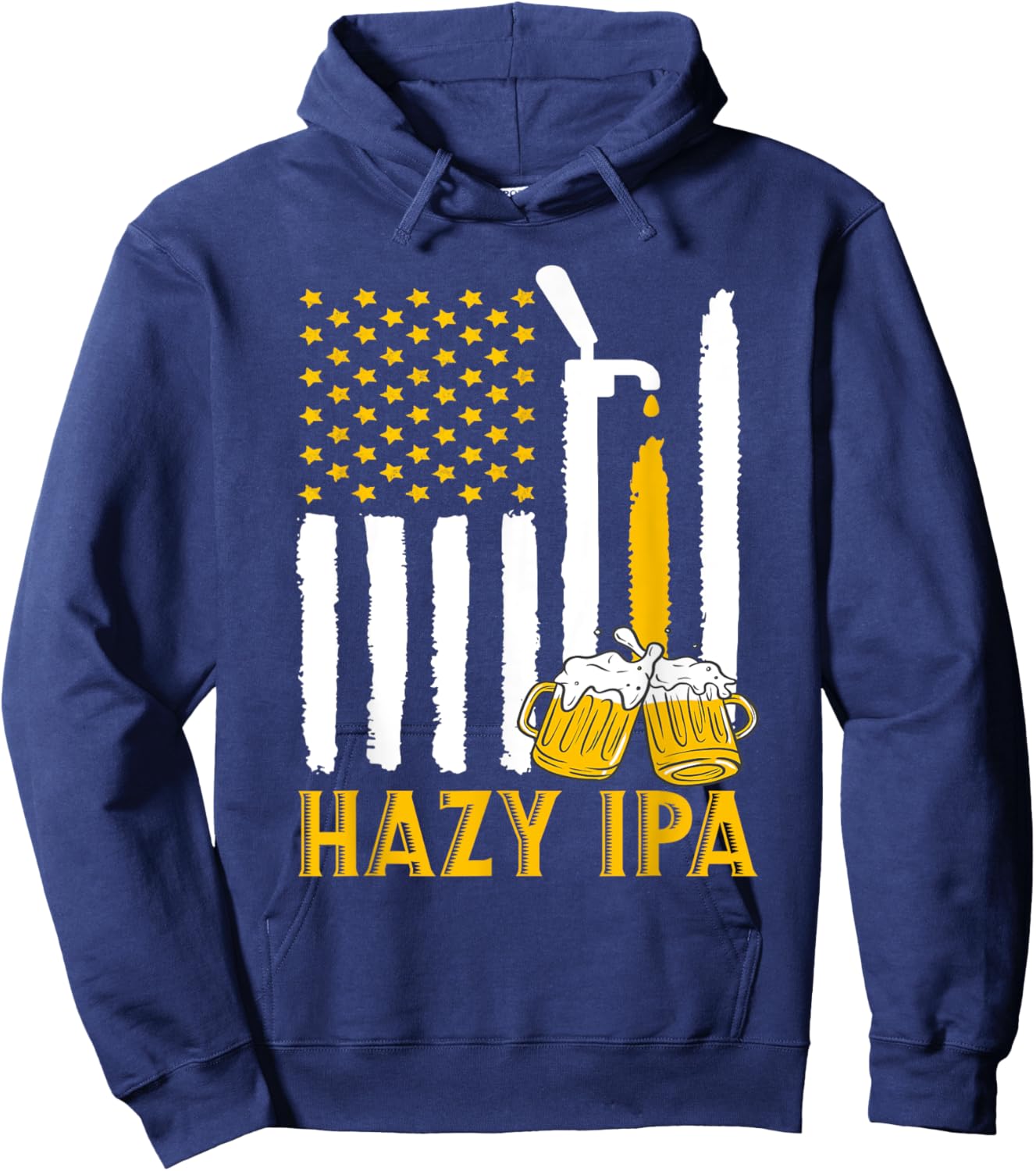 Hazy IPA Craft Beer Indian Pale Ale Hoodie - Hoodie | Navy