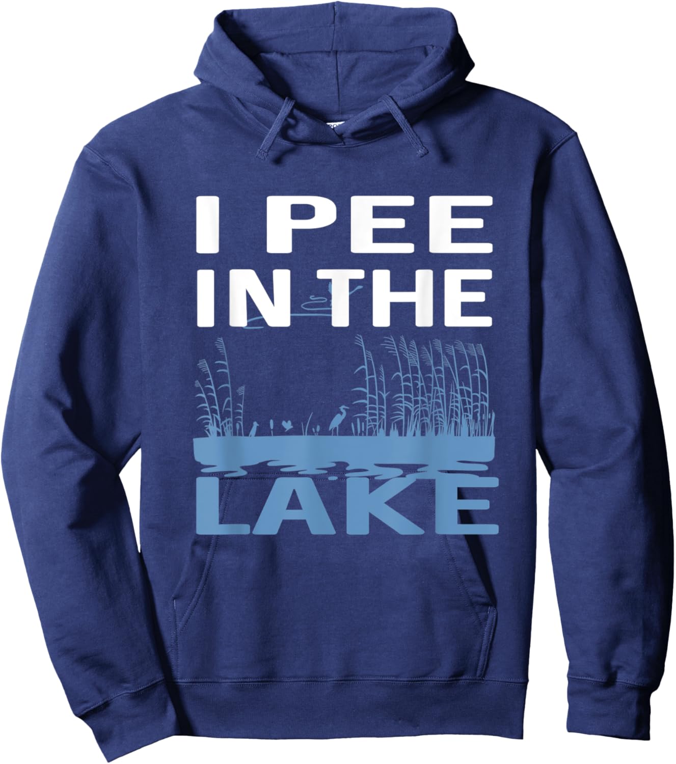 I Pee In The Lake Hoodie - Hoodie | Navy