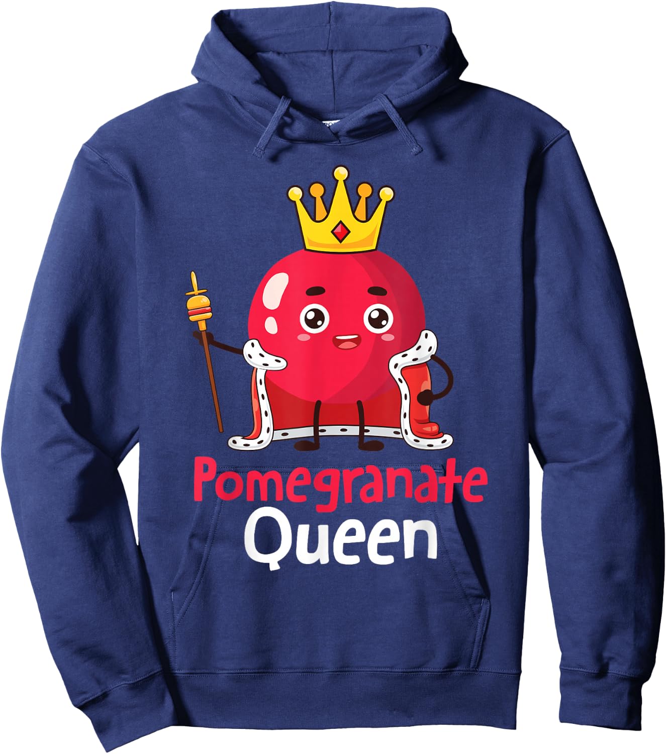 Pomegranate King Hoodie - Hoodie | Navy