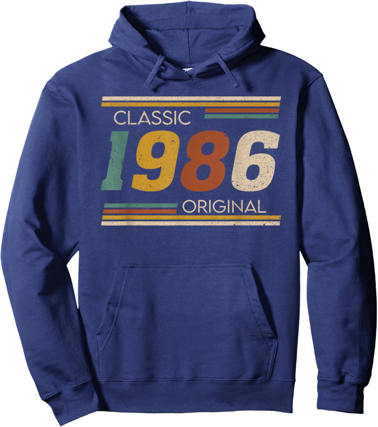 Vintage Classic 1986 Original 36 Years Old 36th Birthday Hoodie - Hoodie | Navy