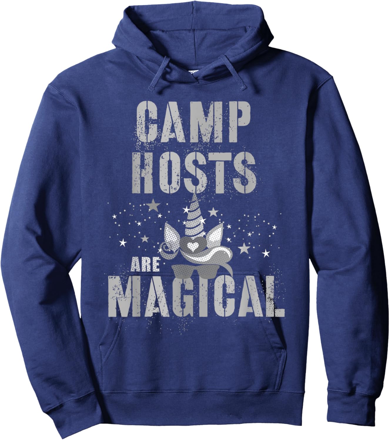 Funny CAMP HOSTS ARE MAGICAL Host I'm Unicorn Cool Mythical Hoodie - Hoodie | Navy