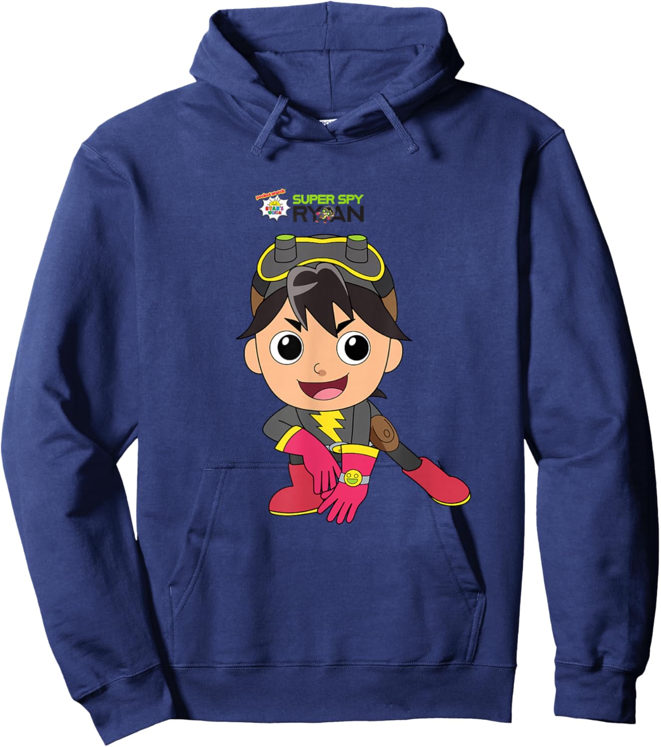 Ryan's World Super Spy Ryan Hoodie - Hoodie | Navy
