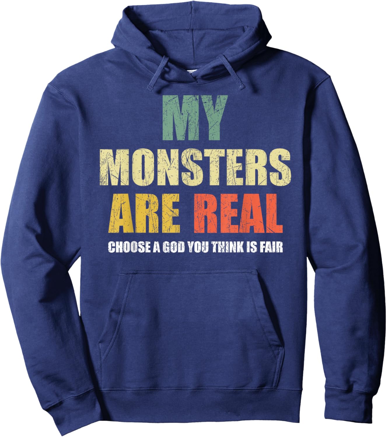 My monsters are real Hoodie - Hoodie | Navy
