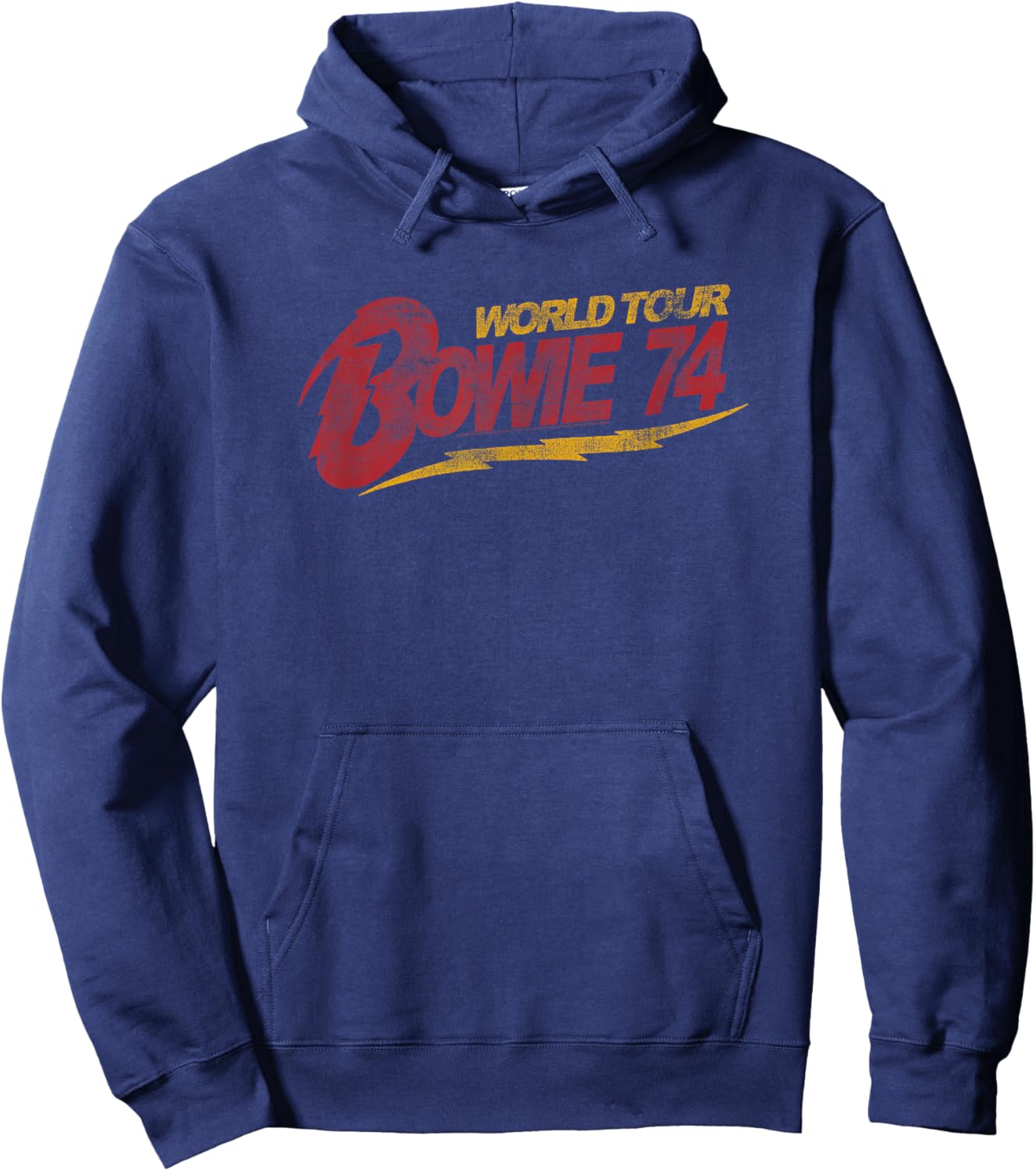 David Bowie - Retro '74 Hoodie - Hoodie | Navy