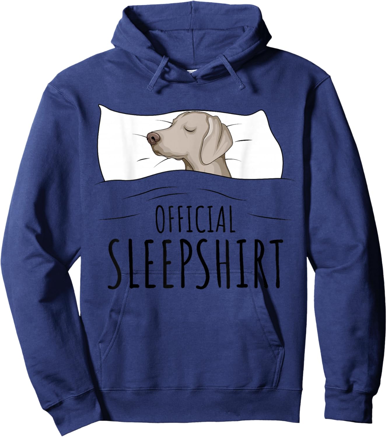Weimaraner Dog Official Sleepshirt Hoodie - Hoodie | Navy