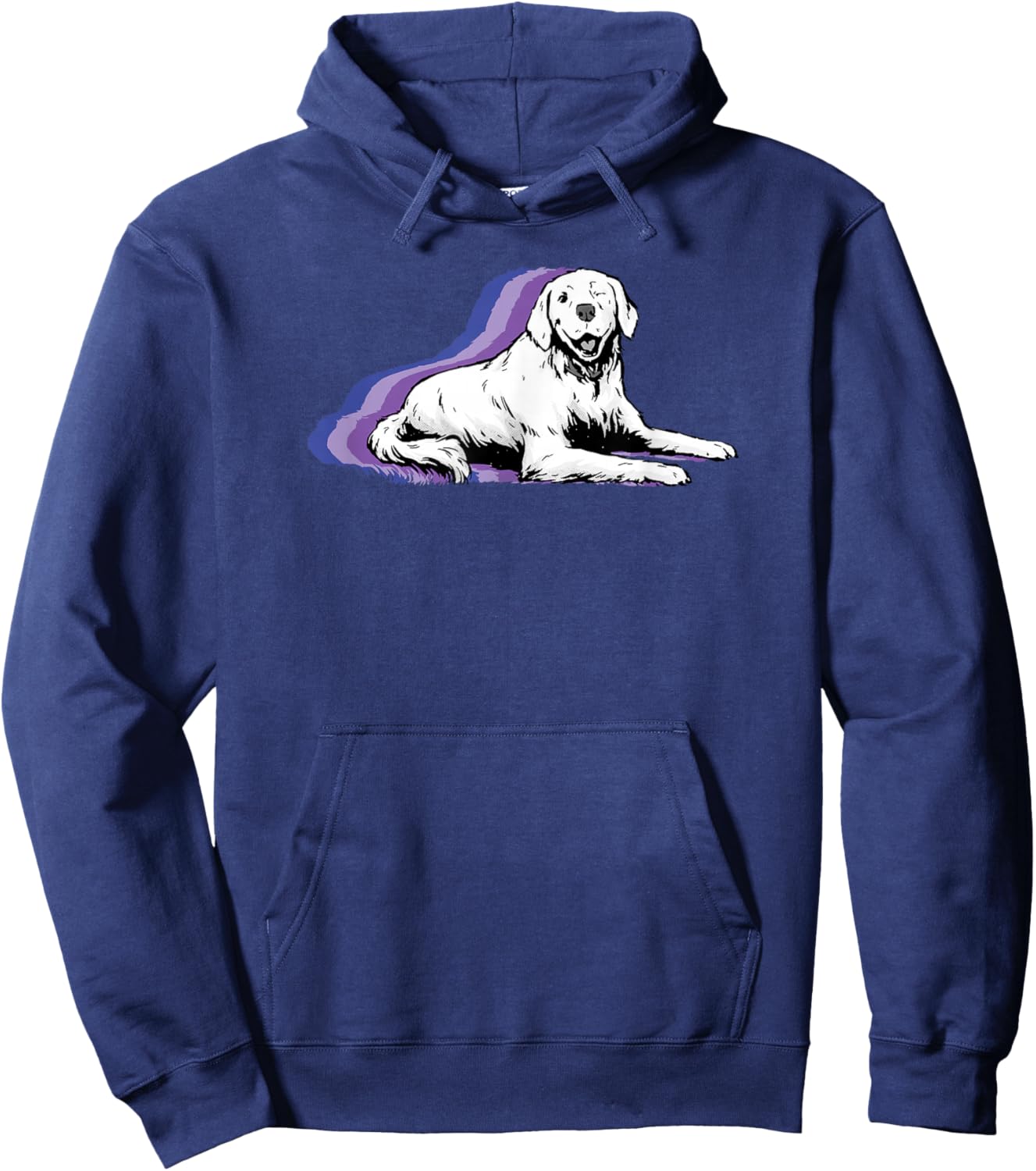 Marvel Hawkeye Disney Plus Lucky Afterimage Hoodie - Hoodie | Navy