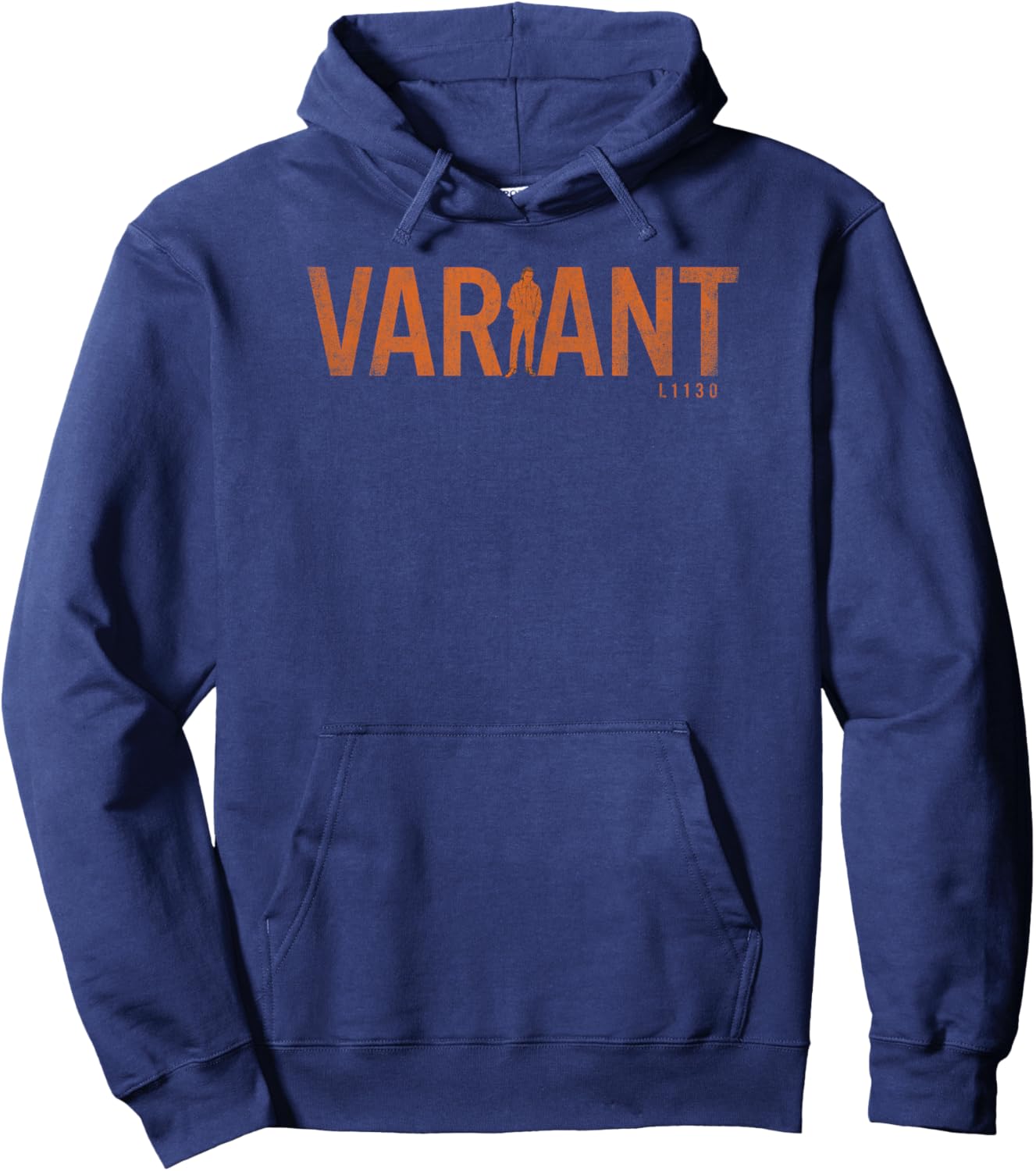 Marvel Loki Variant Loki L1130 Silhouette Center Logo Hoodie - Hoodie | Navy